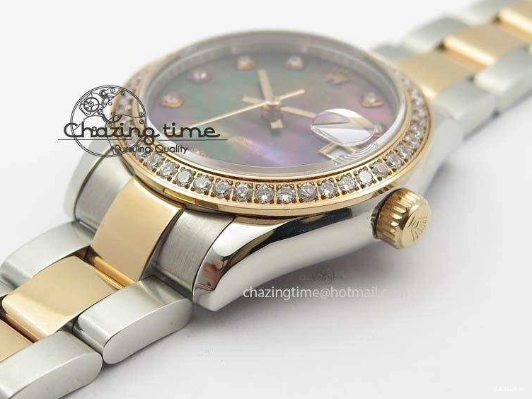 SS Bracelet RG Dial On BP-Maker DateJust V2 Diamond RG A2824 Edition MOP 31mm Best Markers SS 1128